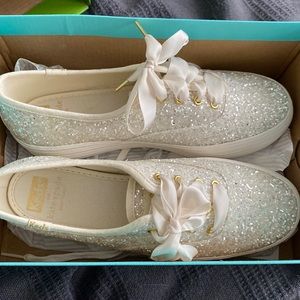 Keds Kate Spade edition triple decker sparkly sneaker